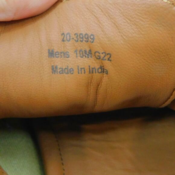 Johnston & Murphy Henning Plain Toe Men's Navy Nubuck Size 10 New Shoes - Picture 9 of 10